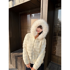 潮牌美式可拆卸毛领排骨羽绒棉服超好看加厚保暖外套66886P95网图，男装棉衣，电商B245