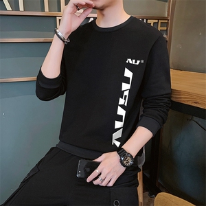 潮流韩版卫衣男2021春秋季外套宽松长袖套头衫DF107T图片