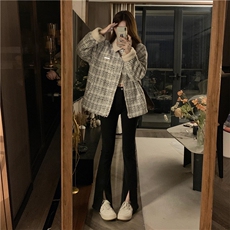 冬季两面穿棉服女ins小香风加绒羊羔毛外套日系外套棉衣C494-P120，男装棉衣，星座911-2(原星座613-2）