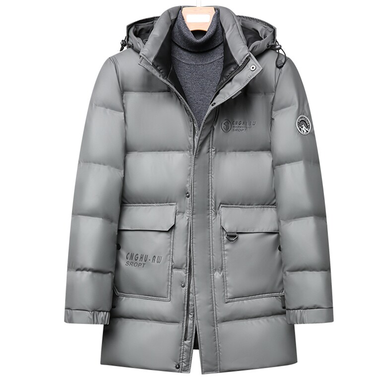 2023新款羽绒服男冬季可脱卸帽中年男厚保暖潮流外套HPN2162-P320,男装羽绒服,电商B212（原钱塘6029）
