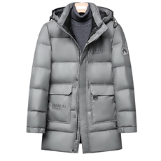 2023新款羽绒服男冬季可脱卸帽中年男厚保暖潮流外套HPN2162-P320，男装羽绒服，电商B212（原钱塘6029）