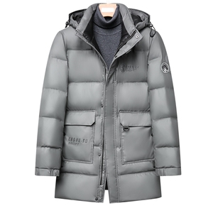 2023新款羽绒服男冬季可脱卸帽中年男厚保暖潮流外套HPN2162-P320图片