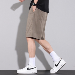 GENIOLAMODE莱赛尔休闲短裤男士夏季薄款2025新款宽松运动五分裤图片