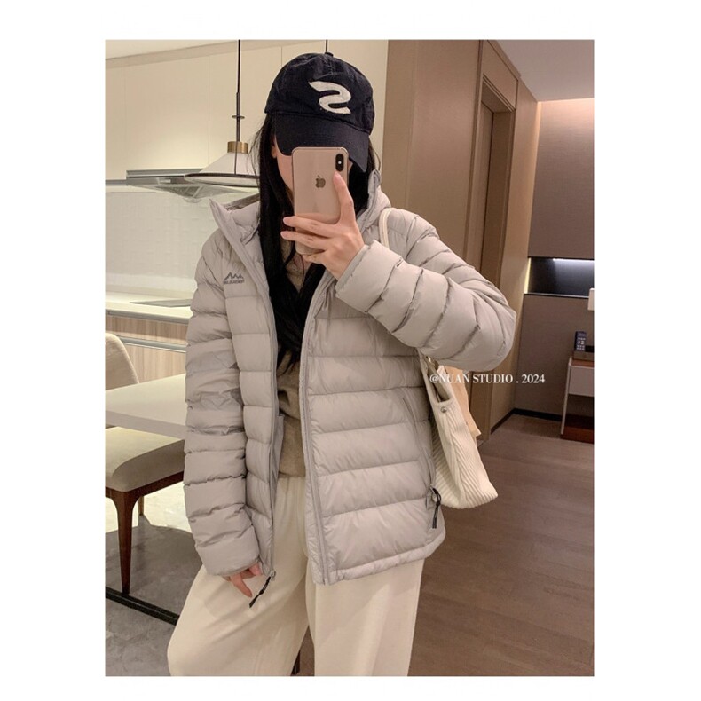 男女情侣户外休闲短夹克新款冬季轻质肋纹羽绒棉服,男装夹克,星座410-6（原星座1304-1）