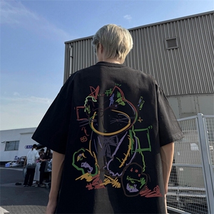 240g美式重磅短袖T恤FSDX057M-5XL特批25无差价控48