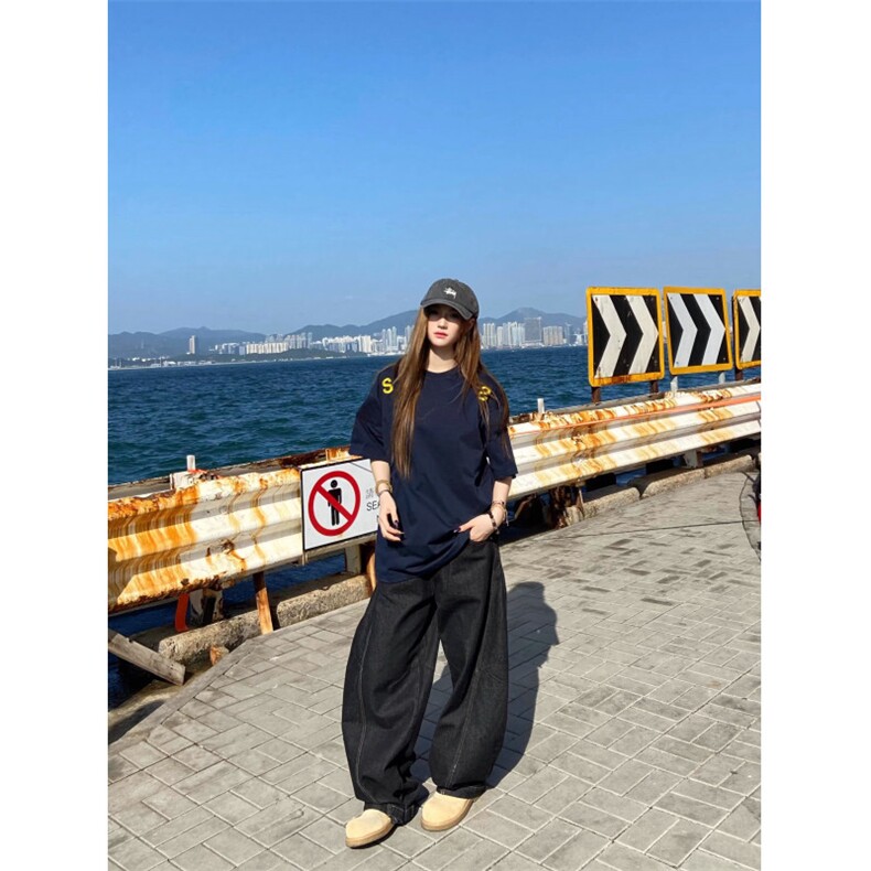 H0572-P35贴布刺绣高品质短袖T恤运动宽松情侣百搭半袖,女装T恤,星座617A-2