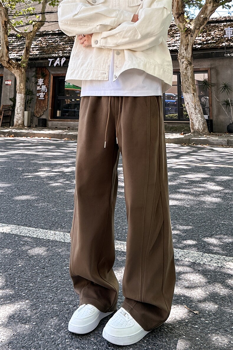 冬季新款星空尼重磅长裤直筒休闲裤抖音品质A111-A507特批40,男装休闲裤,电商基地A111