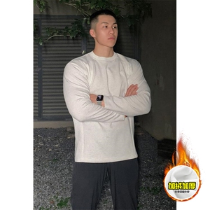 抖音得物高品质美式高街重磅曼巴棉cleanfit螺纹拼接卫衣长袖T恤图片