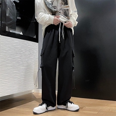 休闲裤男士宽松束脚长裤百搭哈伦裤子男秋季新款潮流卫裤D148/P40，男装休闲裤，星座506