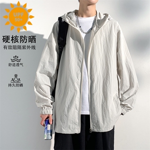 特批P45无差价夏季防紫外线UPF50+宽松大码速干防晒外套男士J2600图片