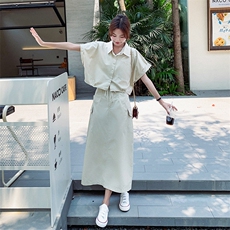 现货主推2025新款工装二件套2C129-8875-P125-K178，女装套装/套裙，2C129
