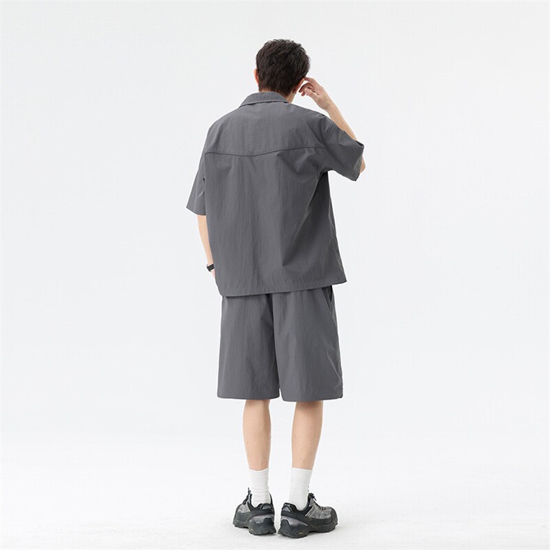 新款休闲短袖套装,男装休闲套装,星座1106-2（原1111B）