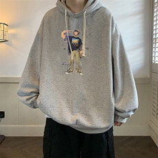 连帽卫衣男大码胖子帽衫大号运动服WY2419-P35，男装卫衣，电商A040