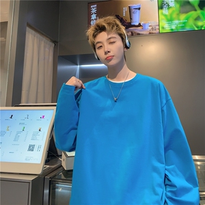 抖音供货 2025春装新款纯色长袖T恤打底衫 A158-CX888-P16特价图片