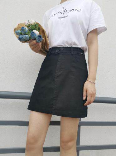 新款松紧腰小A裙，女装，简 影