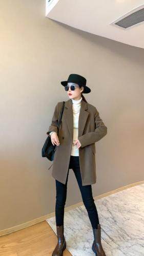 冬季上新新款加棉西装外套，女装西装，韩流星