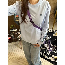 高品户外运动休闲长袖T恤速干拼接字母骑行服打底衫男女A1182-P55，男装T恤，星座1505