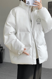 麂皮绒棉衣男大码立领棉袄子男羽绒棉服JM87072-P110图片