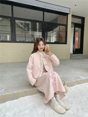 新中式风内里羽绒套装裙2026新款女加厚两件套，女装套装/套裙，2C269