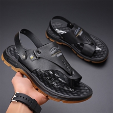 X4126-P105凉鞋男夏季2024新款外穿拖鞋夹脚男士防滑沙滩凉拖鞋，男鞋凉鞋，星座1407-3