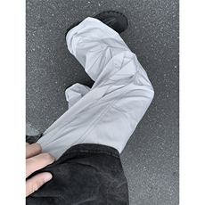 现货夏季冰凉薄款休闲裤透气设计宽松伞兵裤S055-P45，男装休闲裤，电商A337