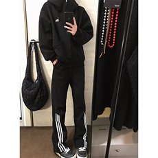 现货！春秋男士高品质华棉宽松条纹运动裤休闲裤K82-p45-控78，男装休闲裤，星座617B