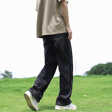 K1221-P45日系复古不规则设计感牛仔裤，男装休闲裤，星座1501-1