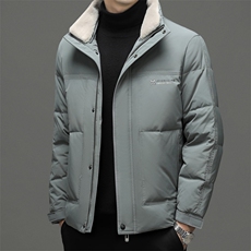DF22607钱塘2020-2冬季厚款商务休闲立领中年男士羽绒服P260，男装羽绒服，钱塘207-2
