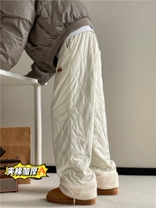 冬季新款加绒保暖腊肠狗情侣多色宽松休闲裤B315-K867-p65控88，男装休闲裤，电商B315
