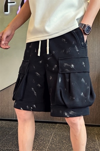 B340 DK803 P58 78 小伙风店主风夏季百搭宽松休闲工装五分裤图片