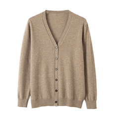 2025秋冬新款女羊绒衫100纯羊绒外套加厚针织开衫拉绒纯羊绒开衫，男装羊绒开衫，欧力羊绒