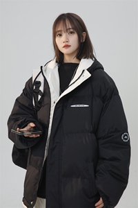 2025  中性风棉衣男女棉服防水小牛津连帽棉袄三防面包服1606-P80图片