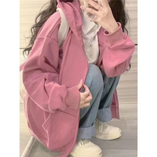 玫红色加绒