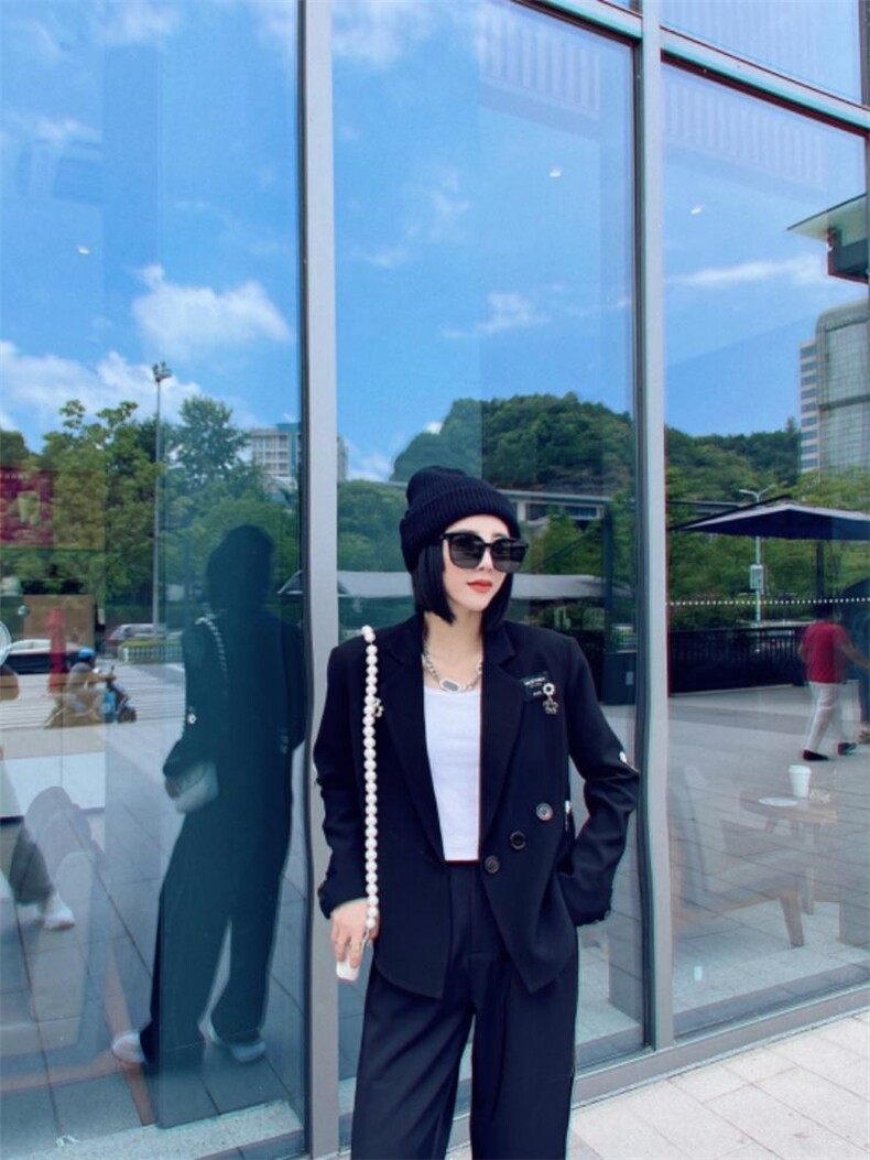 2021秋款重工西装外套，女装西装，漫迪MD