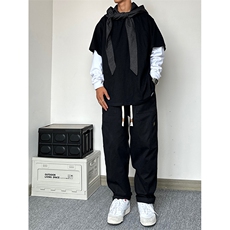 港风抖音品质大码休闲裤工装裤长裤直筒裤A014-DY2173-P55控78，男装工装外套，电商A014