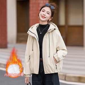 现货！现货！加绒加厚外套女不臃肿2025冬季新款气质高级感棉衣图片