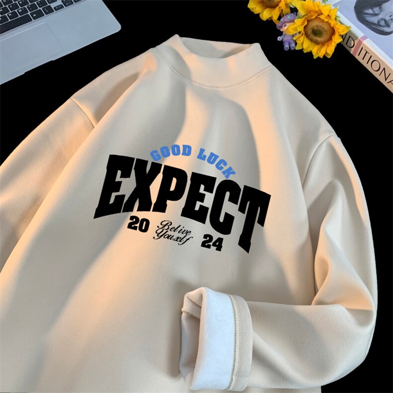 480克重磅德绒加绒半高领打底衫【有货】C403A-DRB2778JR-P35,男装T恤,电商C403A