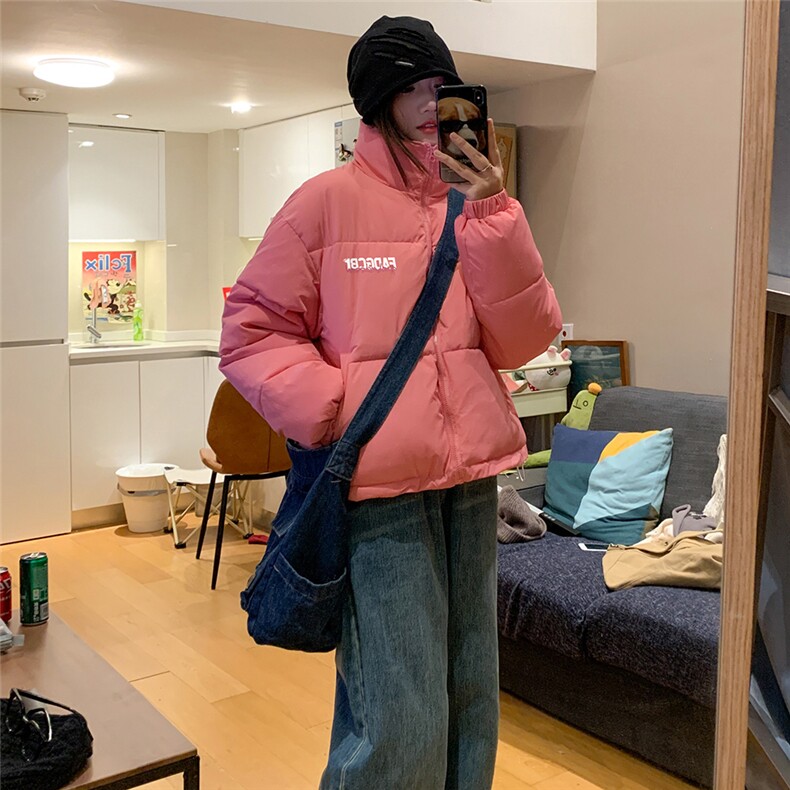 中性风冬季情侣美式时尚百搭立领加厚棉服MY65003特批75控118,男装棉衣,电商A268