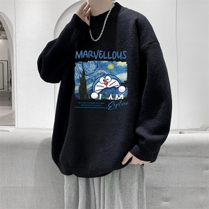 半高领毛衣男大码胖子针织衫毛线衣 M18391-P45 加绒款-P65图片