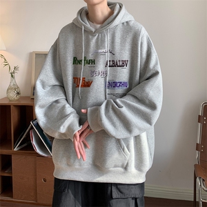 ！连帽圆领卫衣男装港风帽衫男 LM163-P35图片