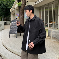 已下单24081-P55棉锦普洗面料秋季韩版休闲宽松长袖衬衫男士大码，男装衬衫，电商B280-1（原A049）