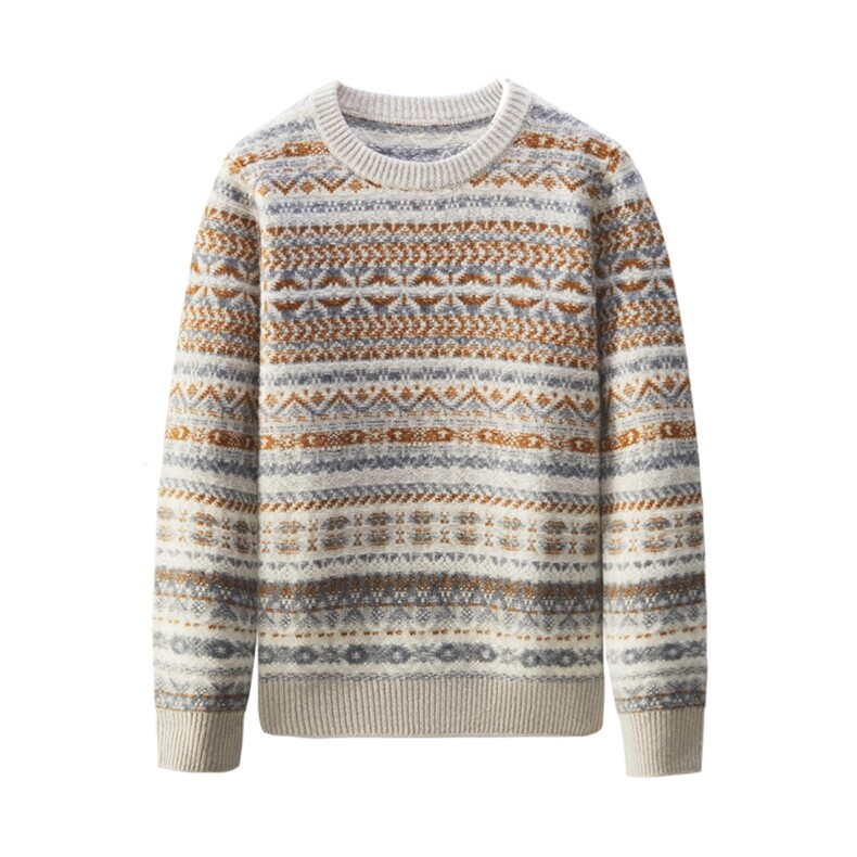 秋冬2025时尚的通勤简约休闲羊绒儿童套衫，童装儿童羊绒衫，江帆羊绒