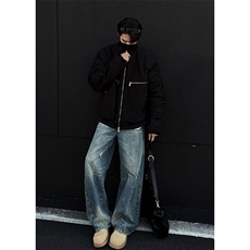 档口图BOMBER弯道廓形棉服短款棉衣DY2478-P110夹克DY2476-P90，男装棉衣，星座1213