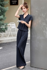 牛仔时尚套装女夏气质减龄显瘦休闲两件套2D050-7281P145，女装套装/套裙，琦鑫阁（原依鑫阁）