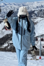 冬新防风防水加棉加厚户外滑雪服大码外套M42+K1002J加绒-P240，男装休闲套装，电商A001-1