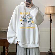 连帽卫衣男大码运动服帽衫外套WY2304-P35加绒款-P40，男装卫衣，电商A040
