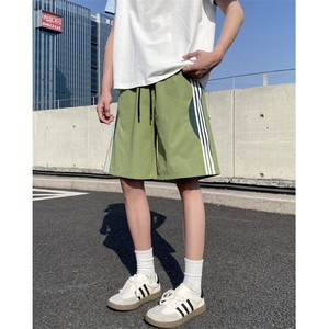 夏季新款条纹速干撞色设计宽松休闲短裤B315-K25526-特p25控48图片
