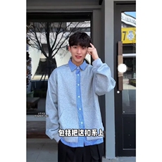 痞帅外套男高街潮牌港风日系韩版宽松夹克卫衣513AWY2494特P45，男装夹克，星座513A