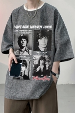 风复古亚麻短袖男棉麻t恤男半袖ZT71451-P35，男装T恤，电商A040