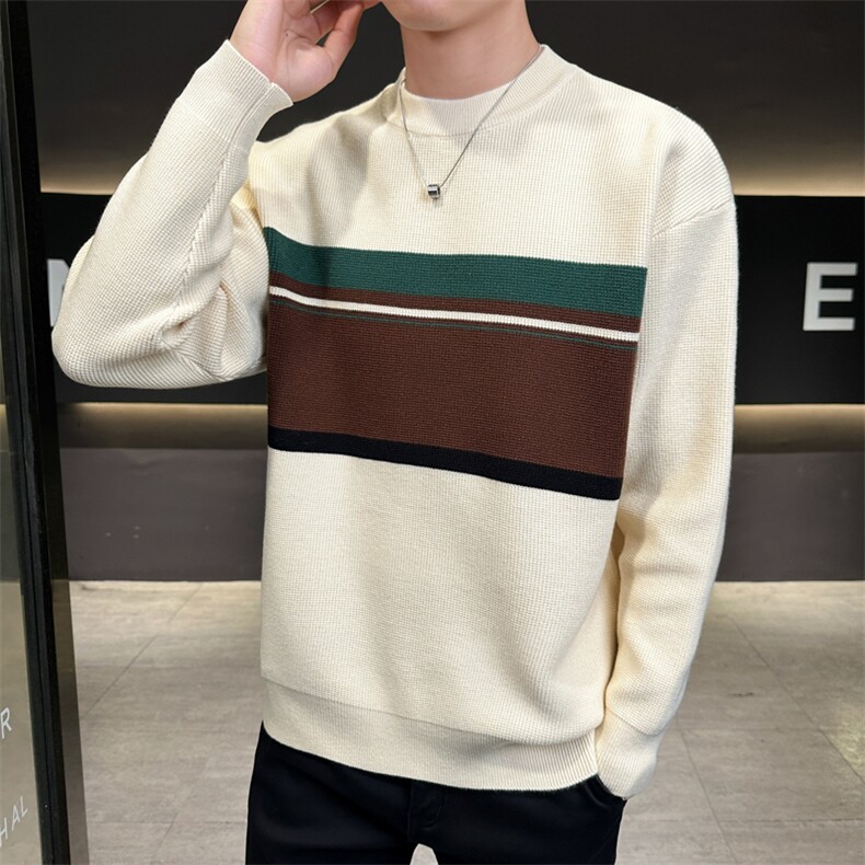 9662P85秋冬季新款男士套头毛衣M-3XL，男装针织衫/毛衣，星座414（原B263）